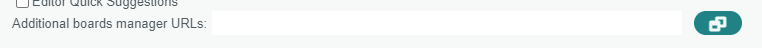 Additional Boards Manager URLs